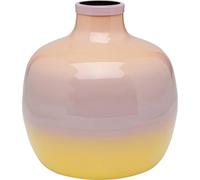 Kare Rici Designer Vase Multi-Coloured Decorative Flower Vase Steel Frame Living Room Hallway 19 cm Height