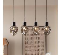 KARE Supernova pendant light, smoky grey, 110 cm, E27