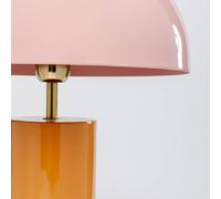 KARE table lamp Josy, pink/orange, steel, height 51 cm