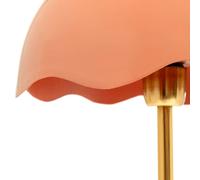 KARE table lamp Lia, pink, steel/marble, height 50 cm