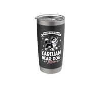 Karelian Bear Dog Mom Stainless Steel Insulated Tumbler