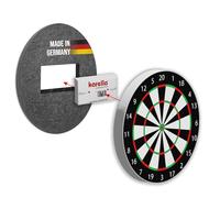 Karella Compact Sound Insulation Diameter 45 cm for Steel Dartboards, 2-Piece Silencer for Dartboard, Detectable Noise Reduction up to 80%, Patented, Sound Reduction System Made in Germany