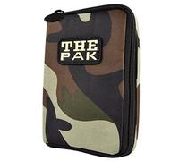 Karella The PAK Original Dart Case, Space for 3 Dart Sets, Handy and Spacious, Perfect Protection, Dart Case, Bag for Darts, Various Designs, Camouflage, 18x12x5 cm, Sporty
