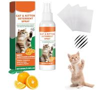 KARELLS Cat Repellent Spray, Natural Cat Deterrent Spray Indoor & Outdoor, Natural, Anti-Scratch Indoor & Outdoor Training Aid Safe to Protect Furniture, Plants, Carpets, Gardens & Doors (100ml)