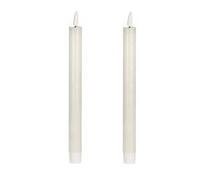 KARELLS Light Candle, LED Light Candle, 2 Piece Flameless Candle, LED Candles, Floating Candles, LED Taper Candles, Christmas Candle, Wedding, Easter, Party Decoration, White
