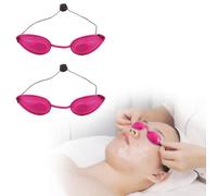 KARELLS Sunbed Goggles, Adjustable Silicone Solarium Glasses, 2PCS UV Protective Glasses, Comfortable Fit, Reusable, Safety Tanning Goggles, Ideal For IPL UV Infrared Rays Therapy