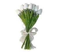 karelwui Radiant Romantic Tulip Ligh,Twinkling Tree Tulips Led Night Light that Never Fade, Never-Fade Artificial Tulips,Flower Shaped Ambient Night Lamp for Bedroom Wedding Decor & Gift White 10pcs