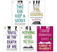 Karen M McManus Novels 5 Books Collection Set (Such Charming Liars, Two Can Keep a Secret, The Cousins, You'll Be the Death of Me & Nothing More to Tell)