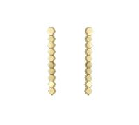 Karen Millen Mosaic Drop Earrings for Women (Gold)