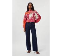 Karen Millen Women's Baroque Balloon Sleeve Blouse | Size: 10