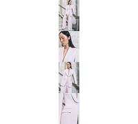 Karen Millen Women's Compact Stretch Single Breasted Blazer in Dusty Pink | Size: 8