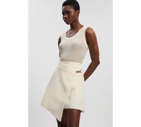 Karen Millen Figure Form Bandage Asymmetric Mini Skirt