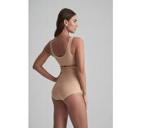 Bye Bra Invisible high waist brief, Seamless Shapewear, light tummy control knickers, Smooth Shaping Comfortable Underwear, Nude and Black, S-XL (Beige, XL)