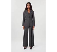 Karen Millen Women's Tailored Wide Leg Trouser in Grey | Size: 8