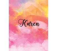 Karen: Personal Name Dot Gird | The Notebook For Writing Journal or Diary Women & Girls Gift for Birthday, For Student | 160 Pages Size 8.5x11inch - V.659