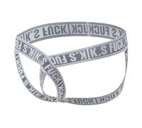 KAREN SPACE Jock Straps for Men Sexy Mens Jockstrap Low Rise Thong Underwear for Nightclub, Intimate Moments & Pride Expression, Grey, S