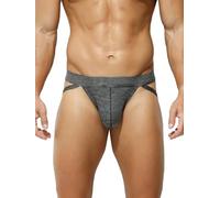 KAREN SPACE Men's Jock strap Sexy Underwear, Mens Jockstraps Athletic Supporter Sports Underwear, Black, M