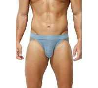 KAREN SPACE Men's Jock strap Sexy Underwear, Mens Jockstraps Athletic Supporter Sports Underwear, Blue, M
