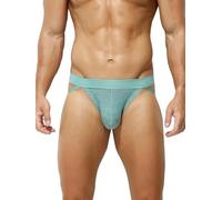 KAREN SPACE Men's Jock strap Sexy Underwear, Mens Jockstraps Athletic Supporter Sports Underwear, Green, L