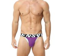 KAREN SPACE Men's Jockstrap Sexy Underwear Breathable Jock Straps Athletic Supporter, Purple, L