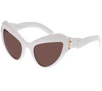 Karen Walker Bow Wow KAS2349738 Women’s Sunglasses White Size 56