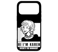 Karen Where's The Manager Millennial Quote Funny Meme Case for iPhone 17 Pro Max