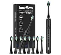 KareNow Electric Toothbrush for Adults Rechargeable - 4 Modes Electric Toothbrushes with 8 Replacement Brush Heads, Travel Power Tooth Brush with 2 Minutes Built in Smart Timer