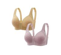 KARFRI Detox & Shape Power Lift Bra, Ion Lifting & Lymphatic Detoxification Bra, Front Clasp Bra (B-2PCS,42/95)