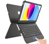 KARFUN Keyboard Case For iPad A16 11th Generation 2025 11 inch/10th Generation 2022 10.9 inch, Smart Off/Up, 360° Rotatable Stand & Apple Pencil Holder (Pen not included)