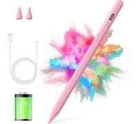 KARFUN Tablet Pen for Android, Stylus Pen Compatible with iPhone/Samsung/Huawei/Lenovo/XiaoMi Tablet, Improved Precision, 15 Minutes Quick Charge Performance and Tilt Sensitivity Stylus (Pink)
