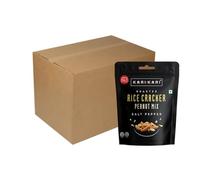 Kari Kari Rice Crackers & Peanuts Salt Pepper 50g (Pack of 12)