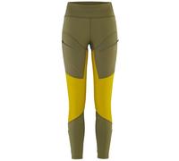 KARI TRAA Ane Hiking Tights - Women - Green / Yellow - size S- model 2022 S