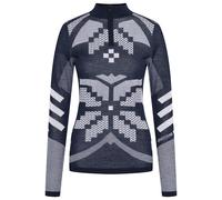 Kari Traa - Women's Faith Half Zip - Merino base layer size L, blue