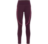 Kari Traa - High waist Leggings - Linnea Tights Wine for Women - Size S - Burgundy Burgundy S