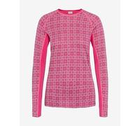 Kari Traa Rose Light Base layer top long sleeve matte pink white Women - L