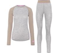 Kari Traa - Technicality Merino wool Base layers set - Kaia Set Light Grey Melange for Women in Wool - Size XS Grey XS
