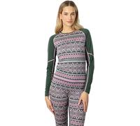 Kari Traa - Technicality top in Merino wool - Malia LS Thyme for Women in Wool - Size S - Green Green S
