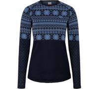 Kari Traa - Technicality top in Merino wool - Vilma LS Sea for Women in Wool - Size S - Navy Navy S