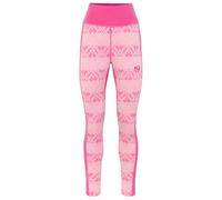 Kari Traa - Women's Anna High Waist Pants - Merino base layer size S, pink