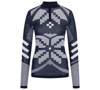 Kari Traa - Women's Faith Half Zip - Merino base layer size L, blue