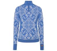 Kari Traa - Women's Saga Half Zip - Merino base layer size S, blue
