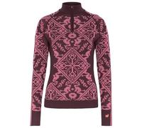 Kari Traa - Women's Saga Half Zip - Merino base layer size S, purple
