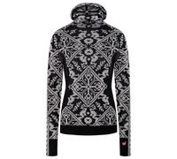 Kari Traa - Women's Saga Hood - Merino base layer size XL, grey/black