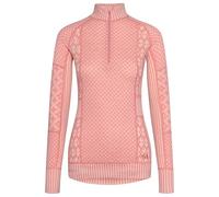 Kari Traa - Women's Smekker Half-Zip - Merino base layer size L, pink