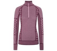 Kari Traa - Women's Smekker Half-Zip - Merino base layer size S, purple/pink
