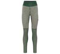 Kari Traa - Women's Smekker High Waist Pants - Merino base layer size L, olive