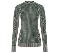 Kari Traa - Women's Smekker L/S - Merino base layer size XL, grey/olive
