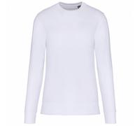 Kariban Friendly Crew Neck Sweatshirt in White | Size: 4-6 Years Kariban White 4-6 Years