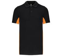 Kariban Flags short sleeve bi-colour polo shirt K232 - Mens, 65% Polyester