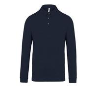 Kariban Long Sleeve Polo Shirt Jersey Knit Cotton OEKO-TEX BSCI